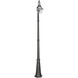 Orion 1 Light 94.63 inch Black Post Light, Solar